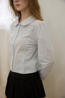 [予約販売/2月中旬入荷] Lace Pintuck Shirt Blouse