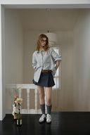 Mood Buckle Pleated Skirt