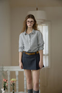 Mood Buckle Pleated Skirt