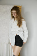 Blanche Layered Oversized Cotton Shirt