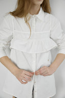 Blanche Layered Oversized Cotton Shirt