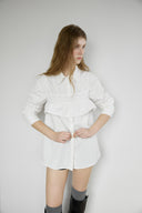 Blanche Layered Oversized Cotton Shirt