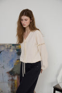 Garden Lace Banding Blouse