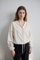 Garden Lace Banding Blouse