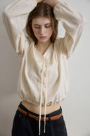 Garden Lace Banding Blouse