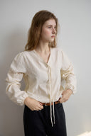 Garden Lace Banding Blouse
