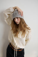 Scallop Punched Knit Beanie