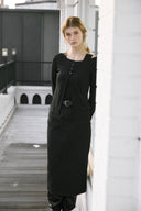 Berin Boat-Neck Layered Cardigan