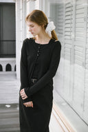 Berin Boat-Neck Layered Cardigan