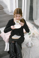 Berin Boat-Neck Layered Cardigan