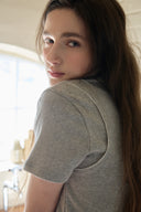 [LETTER FROM MOON × dasique] Palms Layered Lace Short-Sleeve T-Shirt