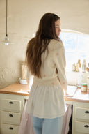 [予約販売/5月上旬入荷] [LETTER FROM MOON × dasique] V-Neck Scallop Cardigan
