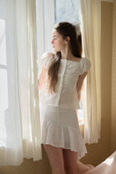 [3月上旬入荷] [LETTER FROM MOON × dasique] Rosie Lace Blouse