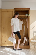 [LETTER FROM MOON × dasique] Pony Patchwork Long-Sleeve T-Shirt