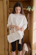 [LETTER FROM MOON × dasique] Floral Cottage Duffle Bag