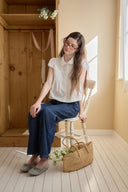 [LETTER FROM MOON × dasique] Shirred Volume Shirt Blouse