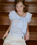 Salty Ribbon Half Blouse