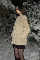 Mer Non-Collar Fur Jacket