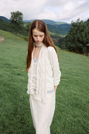 [予約販売/8月下旬入庫予定] Rose Wrinkle Scarf