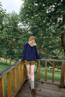 [予約販売/8月下旬入庫予定] Duet Lace Layered One-Shoulder Sweatshirt