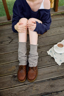 [予約販売/8月下旬入庫予定] Handmade Scallop Wool Leg Warmers
