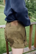 [予約販売/8月下旬入庫予定] Veila Cotton Roll-Up Shorts