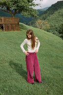 [予約販売/8月下旬入庫予定] Offset Button Corduroy Pants