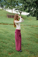 [予約販売/8月下旬入庫予定] Offset Button Corduroy Pants