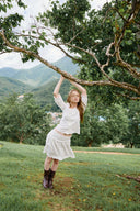 [予約販売/8月下旬入庫予定] Memory Frill Midi Skirt