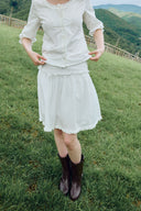 [予約販売/8月下旬入庫予定] Memory Frill Midi Skirt