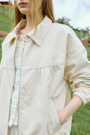 [予約販売/8月下旬入庫予定] Dope Shirring Cotton Bomber Jacket