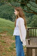 [予約販売/8月下旬入庫予定] Pof Lace Wool Cardigan