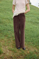 [予約販売/8月下旬入庫予定] Offset Button Corduroy Pants