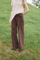 [予約販売/8月下旬入庫予定] Offset Button Corduroy Pants