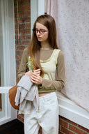 [予約販売/8月下旬入庫予定] Mellow Frill Layered T-Shirt