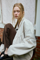 [予約販売/8月下旬入庫予定] Overlap Lace V-Neck Set
