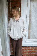 [予約販売/8月下旬入庫予定] Overlap Lace V-Neck Set