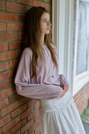 [予約販売/8月下旬入庫予定] Softy Boat Neck Banded T-shirt