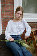 [予約販売/8月下旬入庫予定] Softy Boat Neck Banded T-shirt