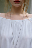 [予約販売/8月下旬入庫予定] Softy Boat Neck Banded T-shirt