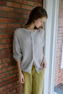 [予約販売/8月下旬入庫予定] Pof Lace Wool Cardigan