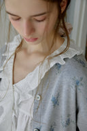 [予約販売/8月下旬入庫予定] Amélie Ruffle Lace Blouse