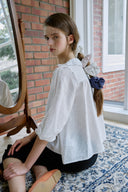 [予約販売/8月下旬入庫予定] Amélie Ruffle Lace Blouse