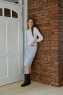 [予約販売/8月下旬入庫予定] Mellow Frill Layered T-Shirt