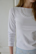 [予約販売/8月下旬入庫予定] Mellow Frill Layered T-Shirt