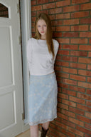 [予約販売/8月下旬入庫予定] Mellow Frill Layered T-Shirt