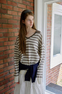 [予約販売/8月下旬入庫予定] Page Stripe Rugby Knit