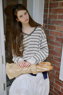 [予約販売/8月下旬入庫予定] Page Stripe Rugby Knit