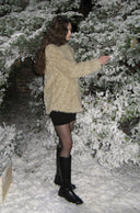 Mer Non-Collar Fur Jacket