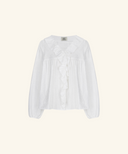 Amélie Ruffle Lace Blouse